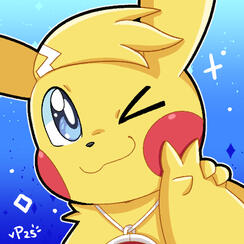 Volt (Pikachu) - Art by Pixelyte